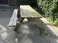 Picknicktafel, opklapbare zittingen - afbeelding 2 van  4