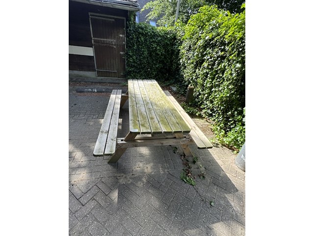 Picknicktafel, opklapbare zittingen - afbeelding 3 van  4