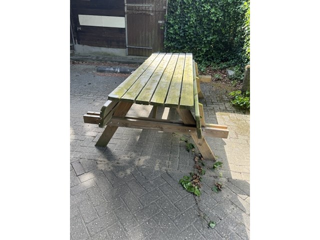Picknicktafel, opklapbare zittingen - afbeelding 4 van  4