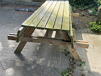 Picknicktafel, opklapbare zittingen - afbeelding 4 van  4