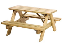Picknicktafel tafel voor kinderen - 90x100x49 cm - afbeelding 1 van  10