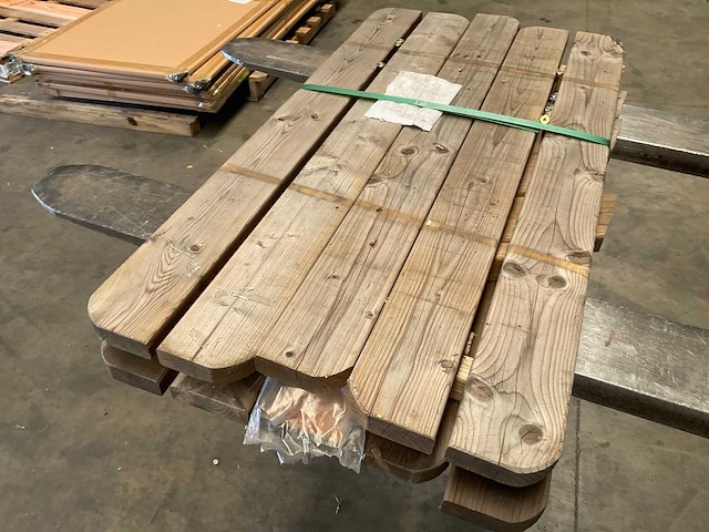 Picknicktafel tafel voor kinderen - 90x100x49 cm - afbeelding 3 van  10