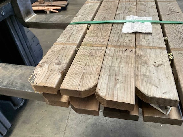 Picknicktafel tafel voor kinderen - 90x100x49 cm - afbeelding 9 van  10
