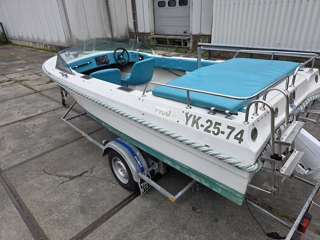 Pico / atlanta - speedboot volvo penta inboard 130 pk + trailer - afbeelding 12 van  42