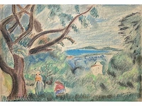 Pierre-auguste renoir - tekening op papier