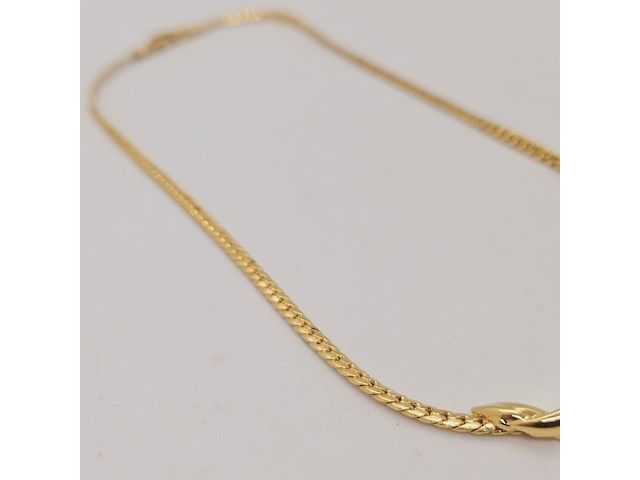 Pierre balmain goldplated collier met steen - afbeelding 4 van  7