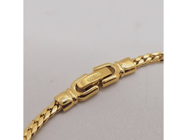 Pierre balmain goldplated collier met steen - afbeelding 6 van  7