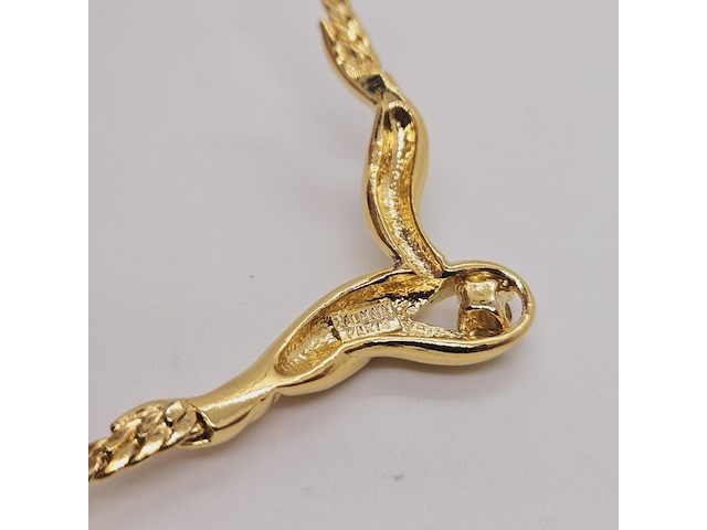 Pierre balmain goldplated collier met steen - afbeelding 7 van  7