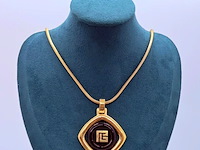 Pierre balmain goldplated koningscollier - afbeelding 1 van  5