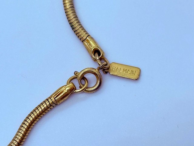 Pierre balmain goldplated koningscollier - afbeelding 5 van  5