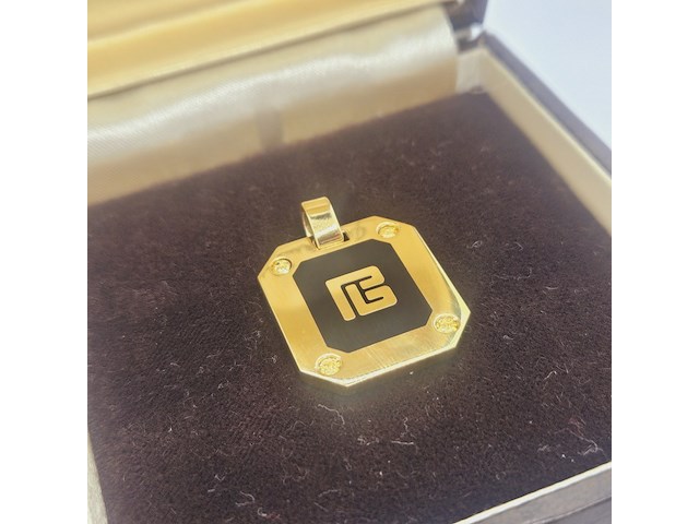 Pierre balmain goldplated pendant - inclusief doos - afbeelding 3 van  6