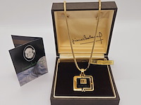 Pierre balmain goldplated pendant collier - full set