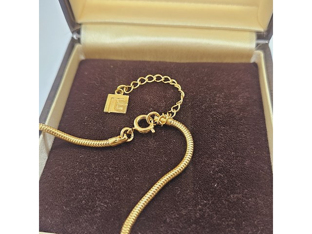 Pierre balmain goldplated pendant collier - full set - afbeelding 7 van  9