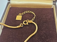Pierre balmain goldplated pendant collier - full set - afbeelding 6 van  9