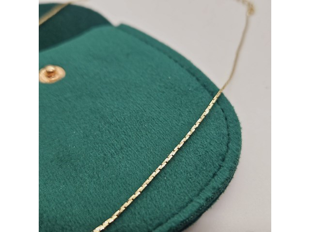 Pierre balmain goldplated pendant collier met parel en steentjes - afbeelding 4 van  5