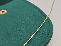 Pierre balmain goldplated pendant collier met parel en steentjes - afbeelding 4 van  5