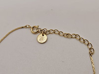 Pierre balmain goldplated pendant collier met parel en steentjes - afbeelding 5 van  5