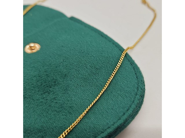 Pierre balmain goldplated pendant collier met steentjes - afbeelding 4 van  5