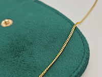 Pierre balmain goldplated pendant collier met steentjes - afbeelding 4 van  5