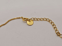Pierre balmain goldplated pendant collier met steentjes - afbeelding 5 van  5