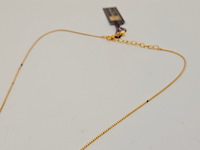 Pierre balmain goldplated pendant collier met steentjes - afbeelding 6 van  8