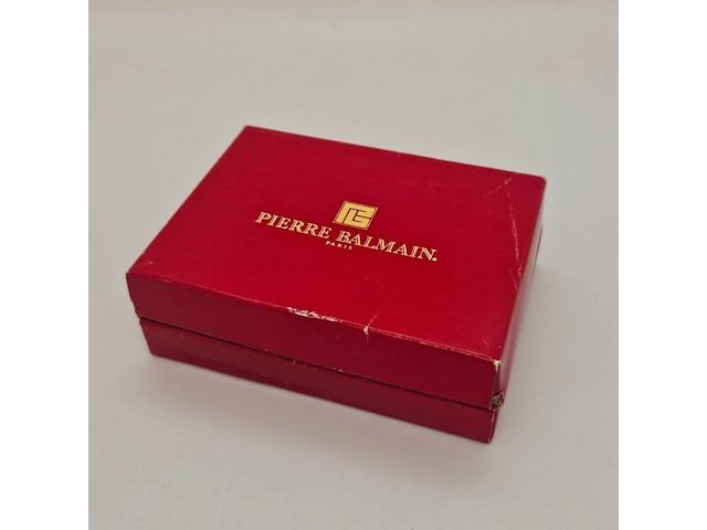 Pierre balmain goldplated pendant collier met steentjes - afbeelding 8 van  8