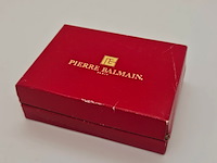 Pierre balmain goldplated pendant collier met steentjes - afbeelding 8 van  8