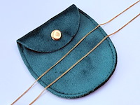 Pierre balmain goldplated pendant collier met steentjes - afbeelding 5 van  7