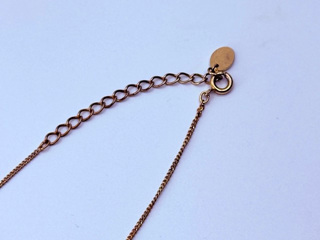 Pierre balmain goldplated pendant collier met steentjes - afbeelding 7 van  7