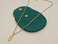 Pierre balmain goldplated pendant collier met zirkonia diamanten - afbeelding 3 van  6