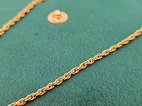Pierre balmain goldplated pendant collier met zirkonia diamanten - afbeelding 5 van  6