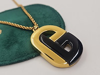 Pierre balmain goldplated pendant collier - afbeelding 3 van  6