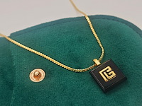 Pierre balmain goldplated pendant collier - afbeelding 1 van  6