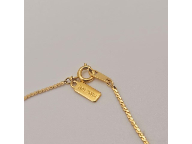Pierre balmain goldplated pendant collier - afbeelding 6 van  6