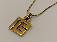 Pierre balmain goldplated pendant collier - afbeelding 1 van  3