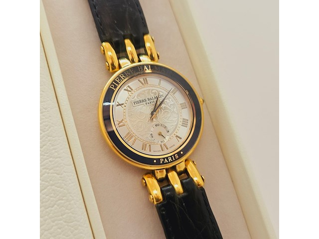 Pierre balmain haute elegance goldplated horloge - afbeelding 2 van  8