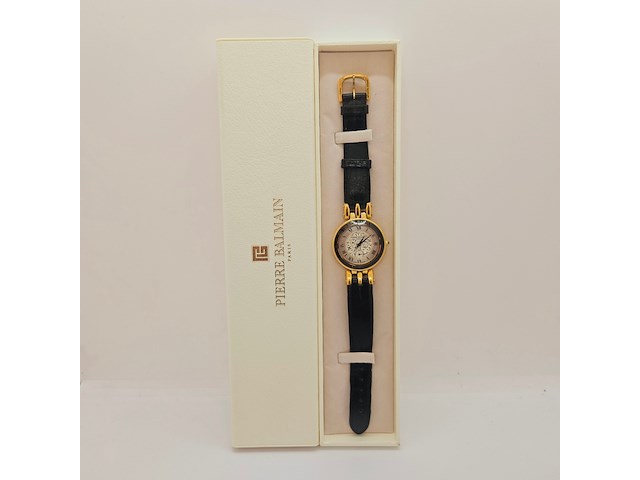 Pierre balmain haute elegance goldplated horloge - afbeelding 5 van  8