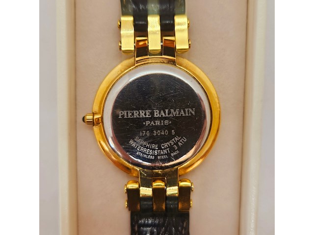 Pierre balmain haute elegance goldplated horloge - afbeelding 7 van  8