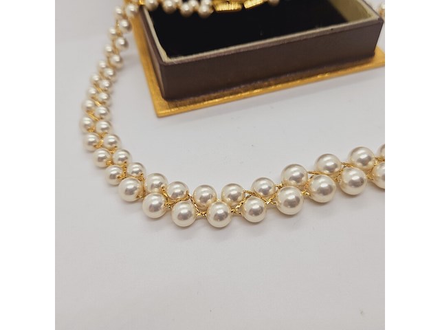 Pierre balmain parelsnoer collier - inclusief balmain doos - afbeelding 3 van  8