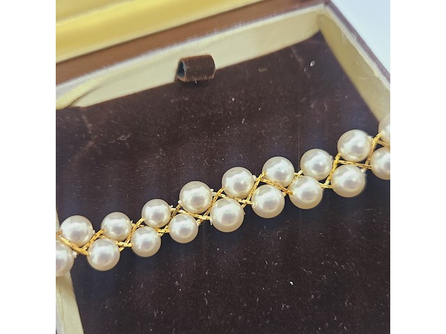 Pierre balmain parelsnoer collier - inclusief balmain doos - afbeelding 4 van  8