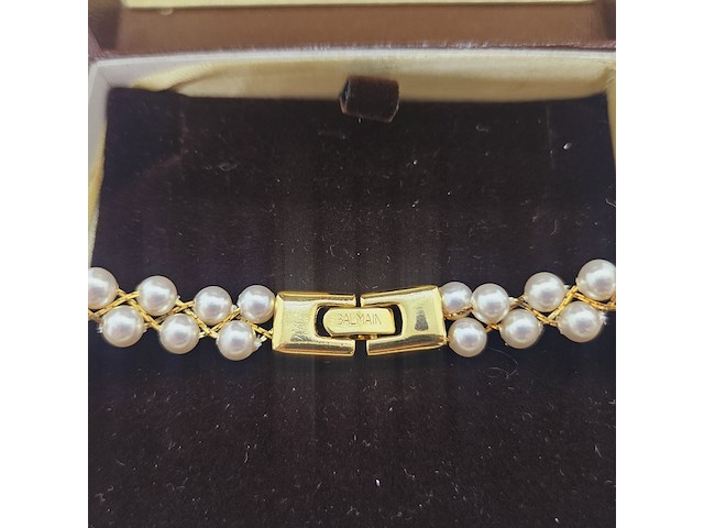 Pierre balmain parelsnoer collier - inclusief balmain doos - afbeelding 5 van  8