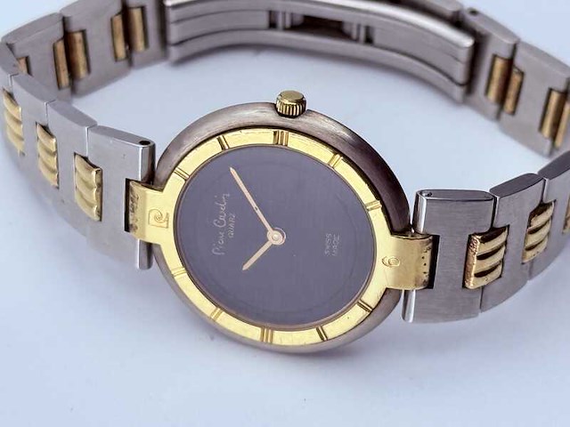 Pierre cardin chromachron goldplated horloge - afbeelding 3 van  5