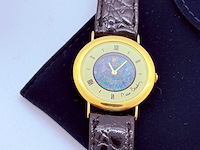 Pierre cardin goldplated dresswatch met abelone/parelmoer wijzerplaat - afbeelding 3 van  6