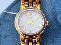 Pierre cardin goldplated two-tone dameshorloge - gold/silver - afbeelding 1 van  6