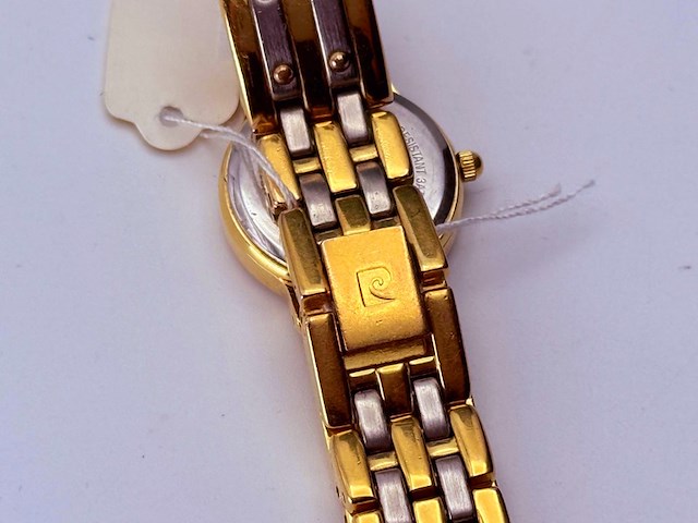 Pierre cardin goldplated two-tone dameshorloge - gold/silver - afbeelding 4 van  6