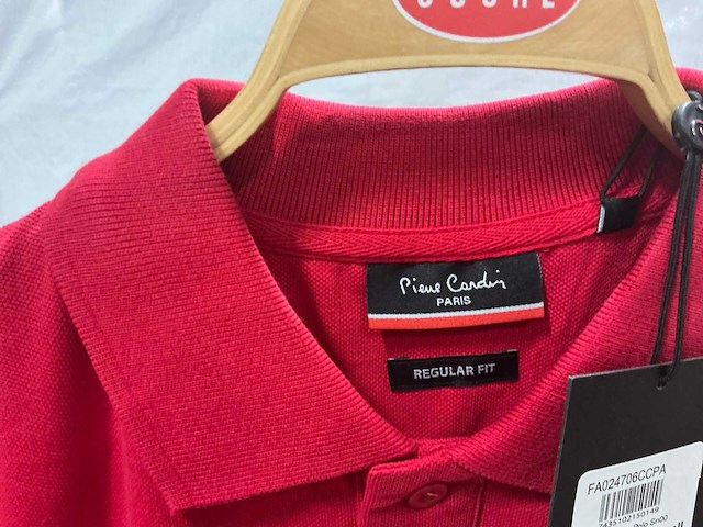 Pierre cardin polo rood partij kleding (34x) - afbeelding 2 van  2