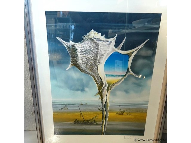Pierre de colas lithografie met potlood gesigneerd en genummerd - afbeelding 2 van  5