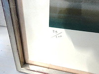 Pierre de colas lithografie met potlood gesigneerd en genummerd - afbeelding 4 van  5