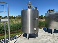 Pierre guerin technologies ct 2000 l roestvrijstalen tank met agitator - afbeelding 1 van  9