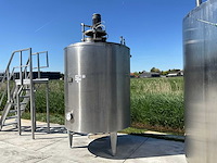 Pierre guerin technologies ct 2000 l roestvrijstalen tank met agitator - afbeelding 3 van  9